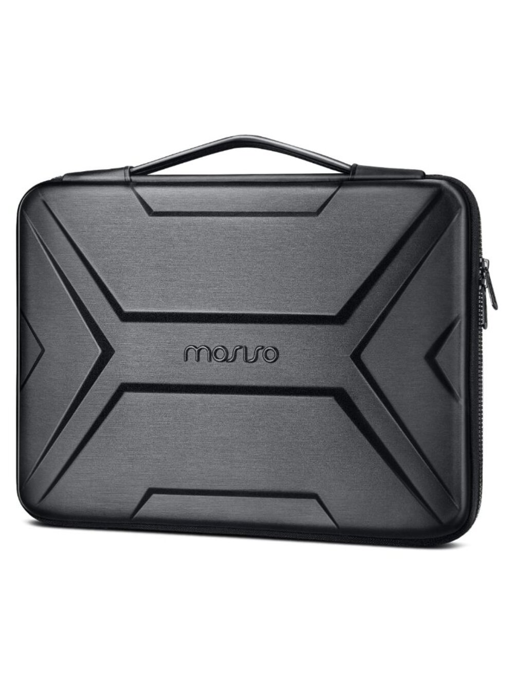 15.6 Inch Laptop Sleeve Shockproof Waterproof PU EVA Case with Handle